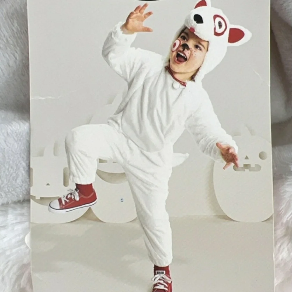 Hyde & EEK!! Target Bullseye Hooded Jumpsuit Mascot Costume 18-24 Months